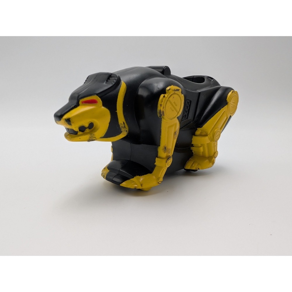 VTG 1995 Mighty Morphin Power Rangers Yellow Ranger Sabertooth Tiger Saban